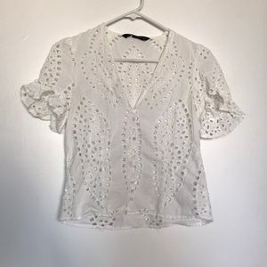 Sweet Eyelet Top